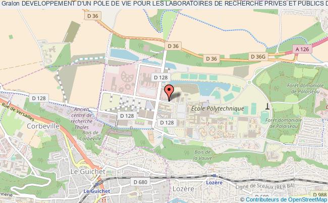 plan association Developpement D'un Pole De Vie Pour Les Laboratoires De Recherche Prives Et Publics Du Cluster Paris-saclay (polvi) Palaiseau