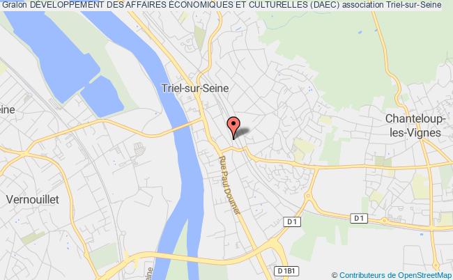 plan association DÉveloppement Des Affaires Économiques Et Culturelles (daec) Fontenay-sous-Bois