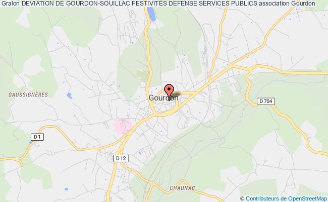 DEVIATION DE GOURDON-SOUILLAC FESTIVITÉS DEFENSE SERVICES PUBLICS