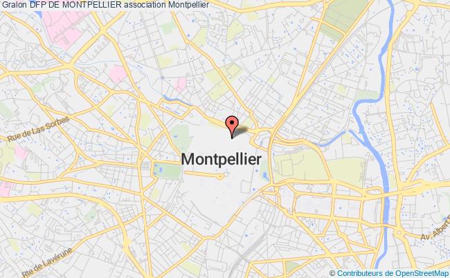 plan association Dfp De Montpellier Montpellier
