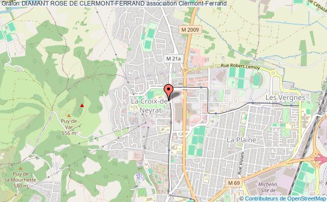 DIAMANT ROSE DE CLERMONT-FERRAND