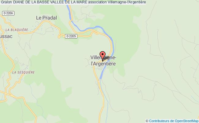 plan association Diane De La Basse Vallee De La Mare Villemagne-l'Argentière
