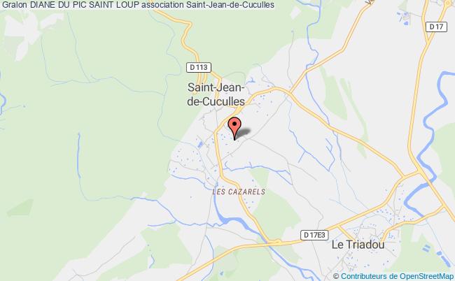 plan association Diane Du Pic Saint Loup Saint-Jean-de-Cuculles