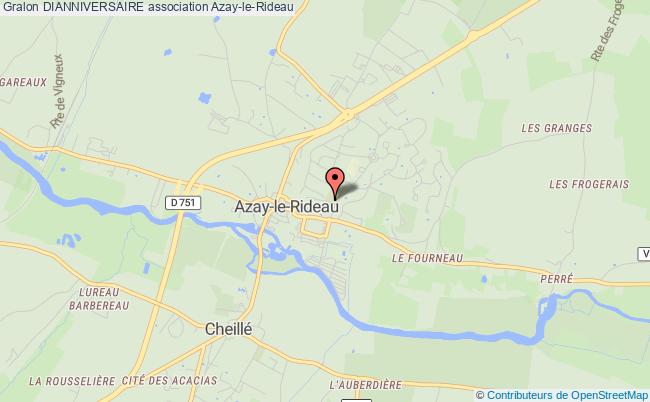 plan association Dianniversaire Azay-le-Rideau