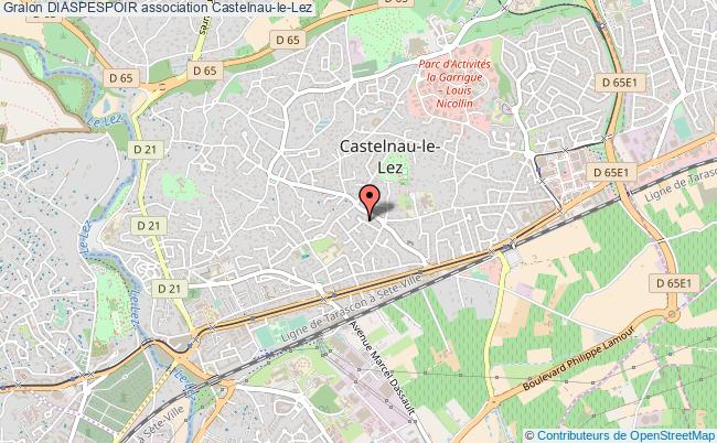 plan association Diaspespoir Castelnau-le-Lez