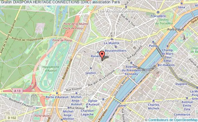plan association Diaspora Heritage Connections (dhc) Paris