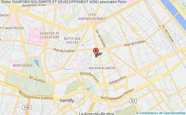 plan association Diaspora Solidarite Et Developpement Adsd Paris
