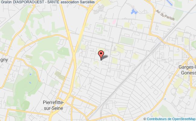 plan association Diasporaouest - SantÉ Sarcelles