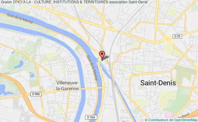 plan association D?ici A La : Culture, Institutions & Territoires Saint-Denis