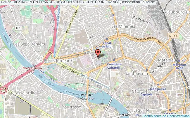 plan association Dickinson En France (dickson Study Center In France) Toulouse