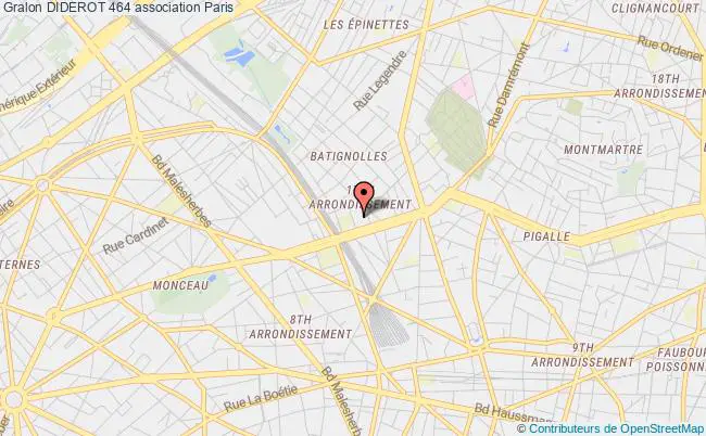 plan association Diderot 464 Paris