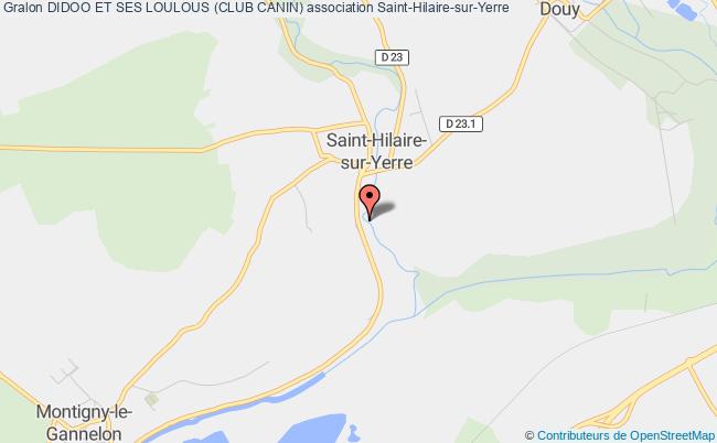 plan association Didoo Et Ses Loulous (club Canin) Saint-Hilaire-sur-Yerre