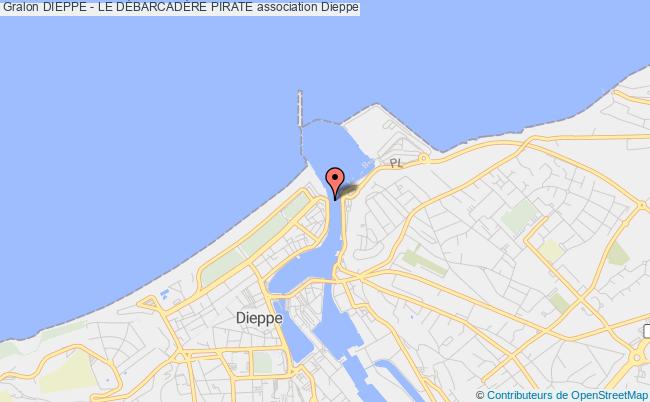plan association Dieppe - Le DÉbarcadÈre Pirate 