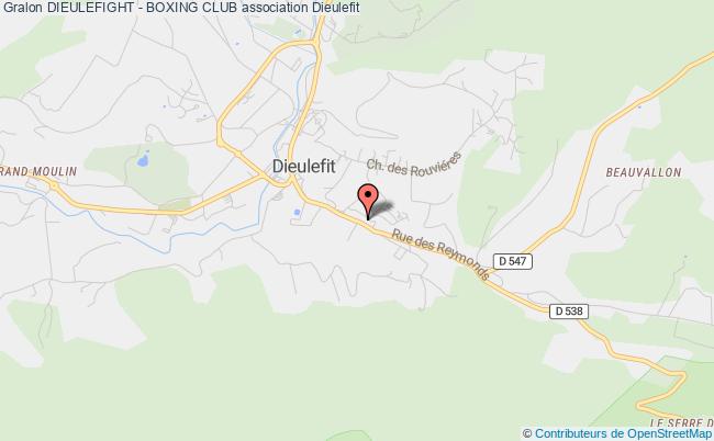 plan association Dieulefight - Boxing Club Dieulefit