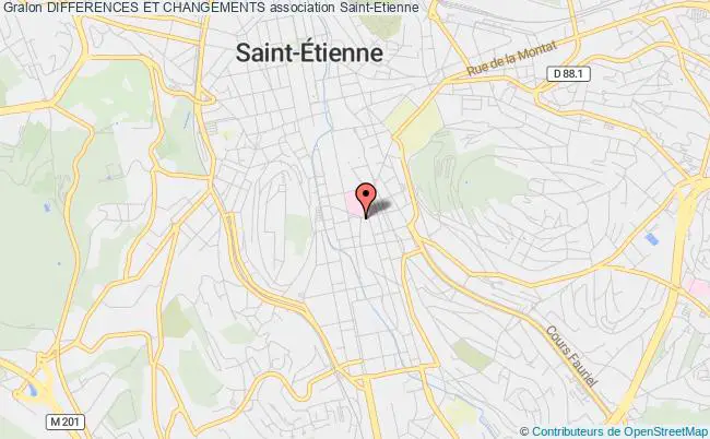 plan association Differences Et Changements Saint-Étienne