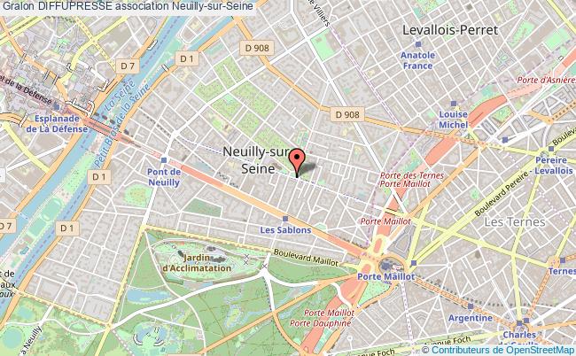 plan association Diffupresse Neuilly-sur-Seine