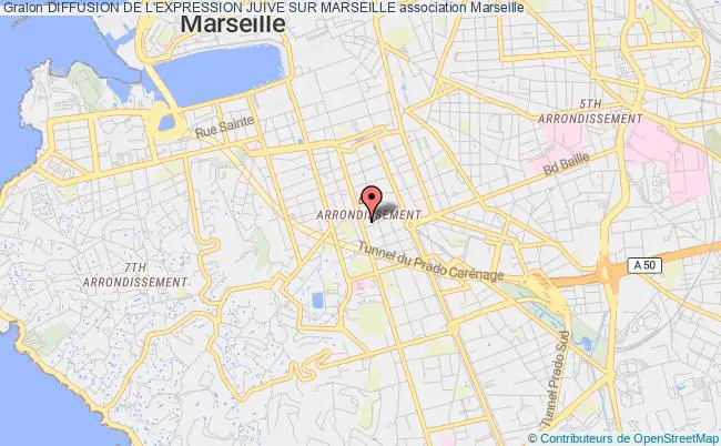 plan association Diffusion De L'expression Juive Sur Marseille Marseille