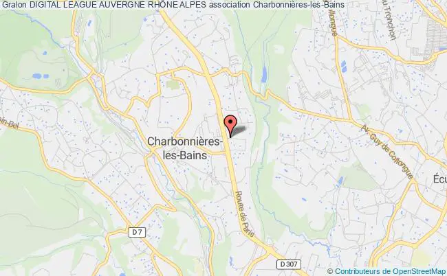 plan association Digital League Auvergne RhÔne Alpes Charbonnières-les-Bains