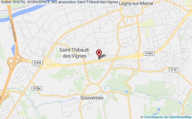 plan association Digital Workspace 365 Saint-Thibault-des-Vignes