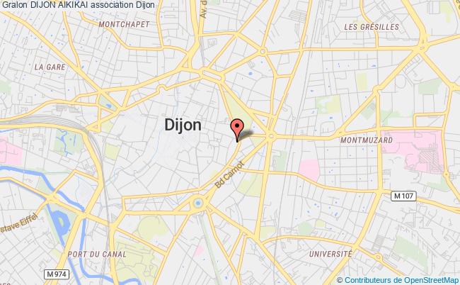plan association Dijon Aikikai Dijon
