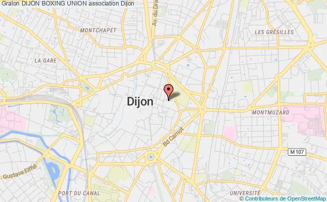 plan association Dijon Boxing Union Dijon