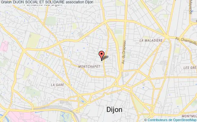plan association Dijon Social Et Solidaire Dijon
