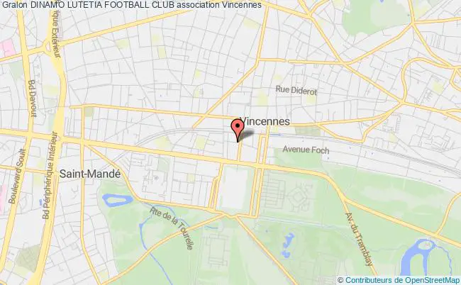 plan association Dinamo Lutetia Football Club Paris