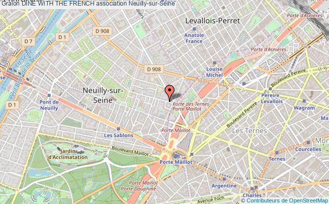 plan association Dine With The French Neuilly-sur-Seine