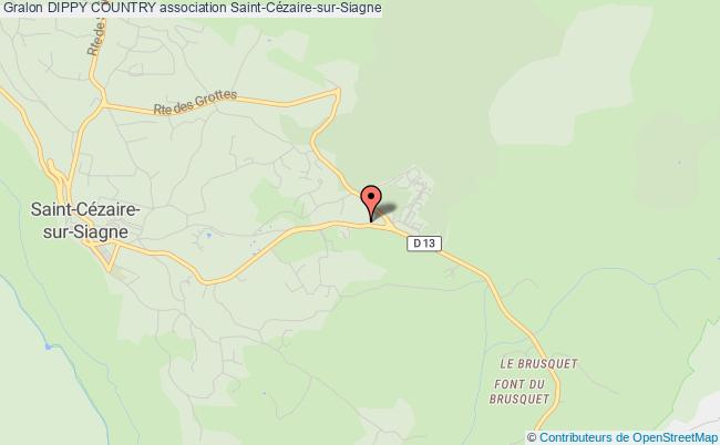 plan association Dippy Country Saint-Cézaire-sur-Siagne