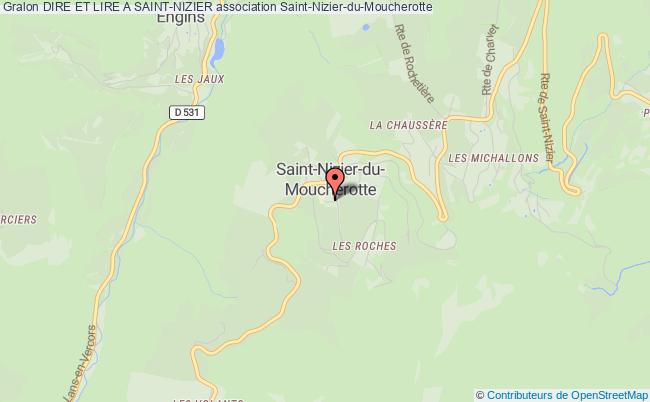 plan association Dire Et Lire A Saint-nizier Saint-Nizier-du-Moucherotte