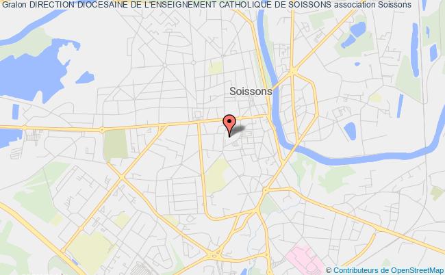 plan association Direction Diocesaine De L'enseignement Catholique De Soissons Soissons