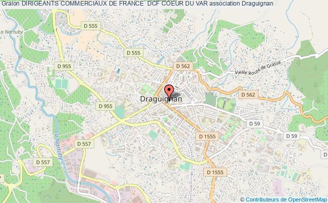 plan association Dirigeants Commerciaux De France  Dcf Coeur Du Var Draguignan