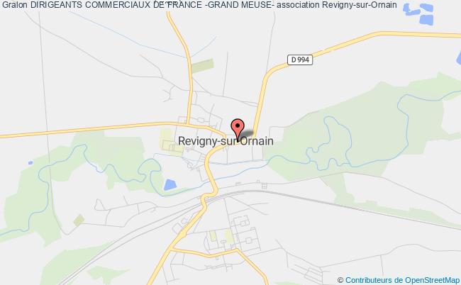 plan association Dirigeants Commerciaux De France -grand Meuse- Revigny-sur-Ornain