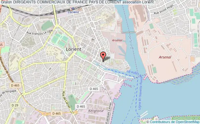 plan association Dirigeants Commerciaux De France Pays De Lorient Lorient