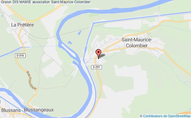 plan association Dis Mamie Saint-Maurice-Colombier