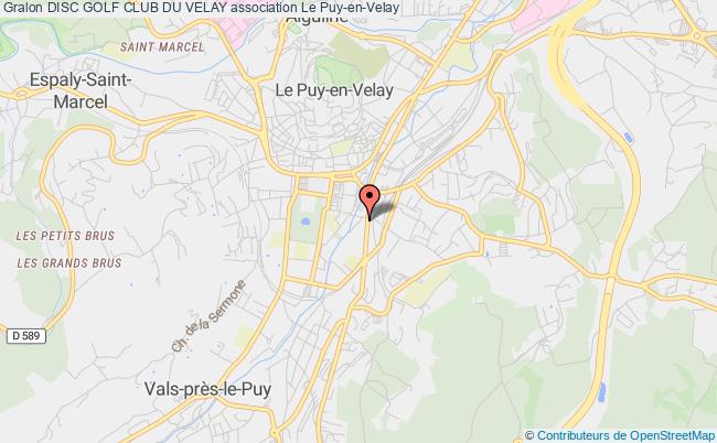 plan association Disc Golf Club Du Velay Puy-en-Velay