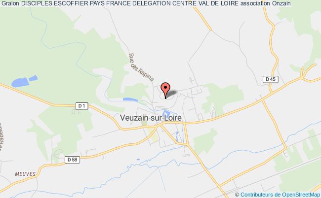 plan association Disciples Escoffier Pays France Delegation Centre Val De Loire Veuzain-sur-Loire