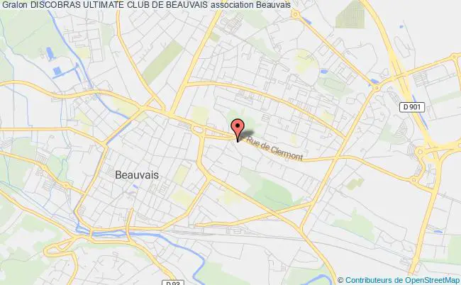 plan association Discobras Ultimate Club De Beauvais Beauvais