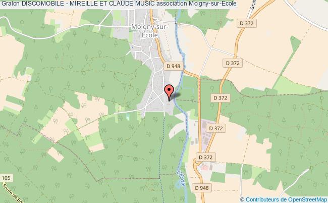 plan association Discomobile - Mireille Et Claude Music Moigny-sur-École