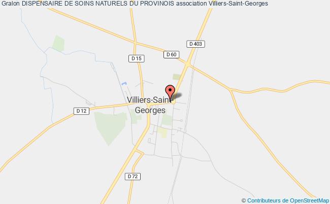 plan association Dispensaire De Soins Naturels Du Provinois Villiers-Saint-Georges