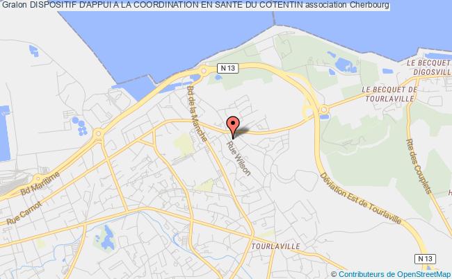 plan association Dispositif D'appui A La Coordination En Sante Du Cotentin Cherbourg-en-Cotentin