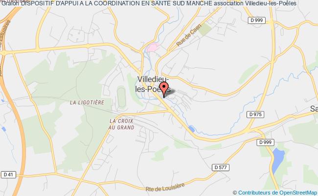 plan association Dispositif D'appui A La Coordination En Sante Sud Manche Villedieu-les-Poêles-Rouffigny