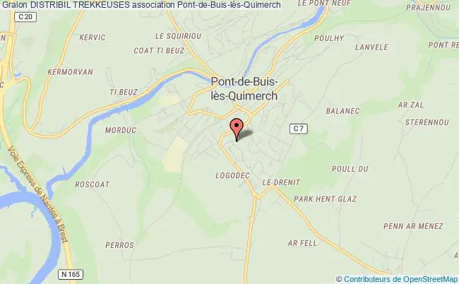 plan association Distribil Trekkeuses Pont-de-Buis-lès-Quimerch