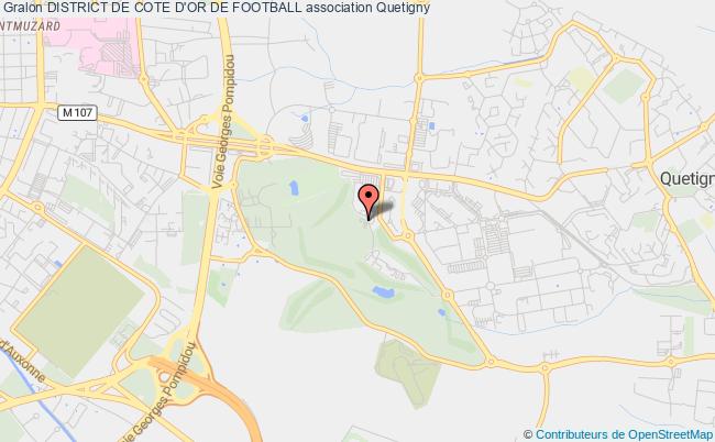 plan association District De Cote D'or De Football Quetigny