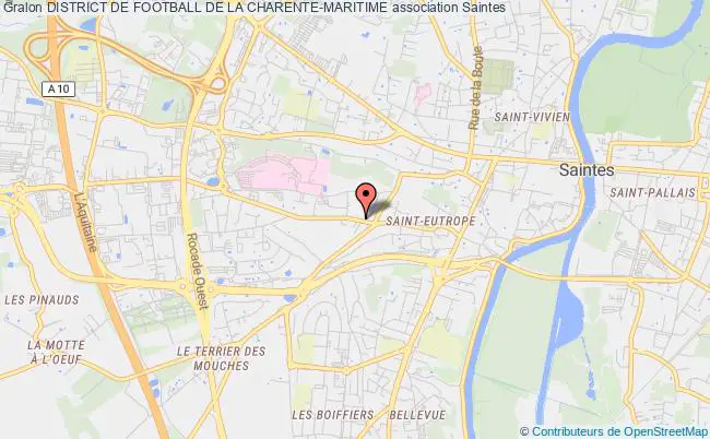 plan association District De Football De La Charente-maritime Saintes