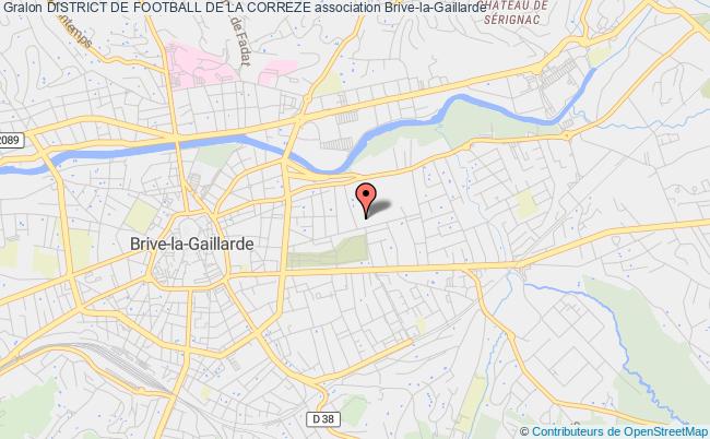 plan association District De Football De La Correze Brive-la-Gaillarde