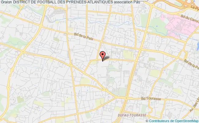 plan association District De Football Des Pyrenees-atlantiques Pau