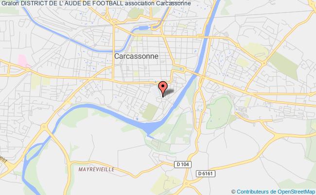 plan association District De L' Aude De Football Carcassonne