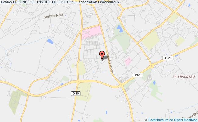plan association District De L'indre De Football Châteauroux
