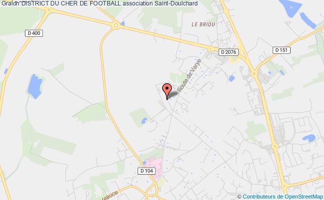 plan association District Du Cher De Football Saint-Doulchard